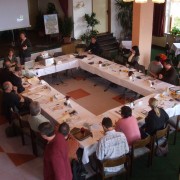 Jahrestagung der FreiwilligenkoordinatorInnen in den Nationalen Naturlandschaften Gruppenarbeit in Tagungsraum