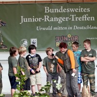 Junior Ranger auf Bühne